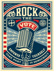 Rock The Vote Poster
